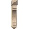 Ekena Millwork Merced Arts and Crafts Rough Sawn Bracket w/ Offset Brace, Douglas Fir, 8"W x 34"D x 40"H BKT0806X34X40MRC03RDF - alternate 4